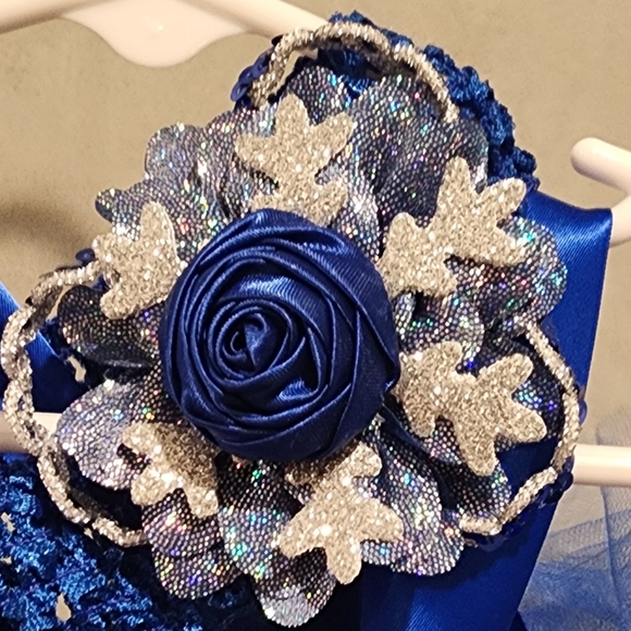 Custom Infant Snowflake Holiday/Pageant Dress - Picture 6 of 8